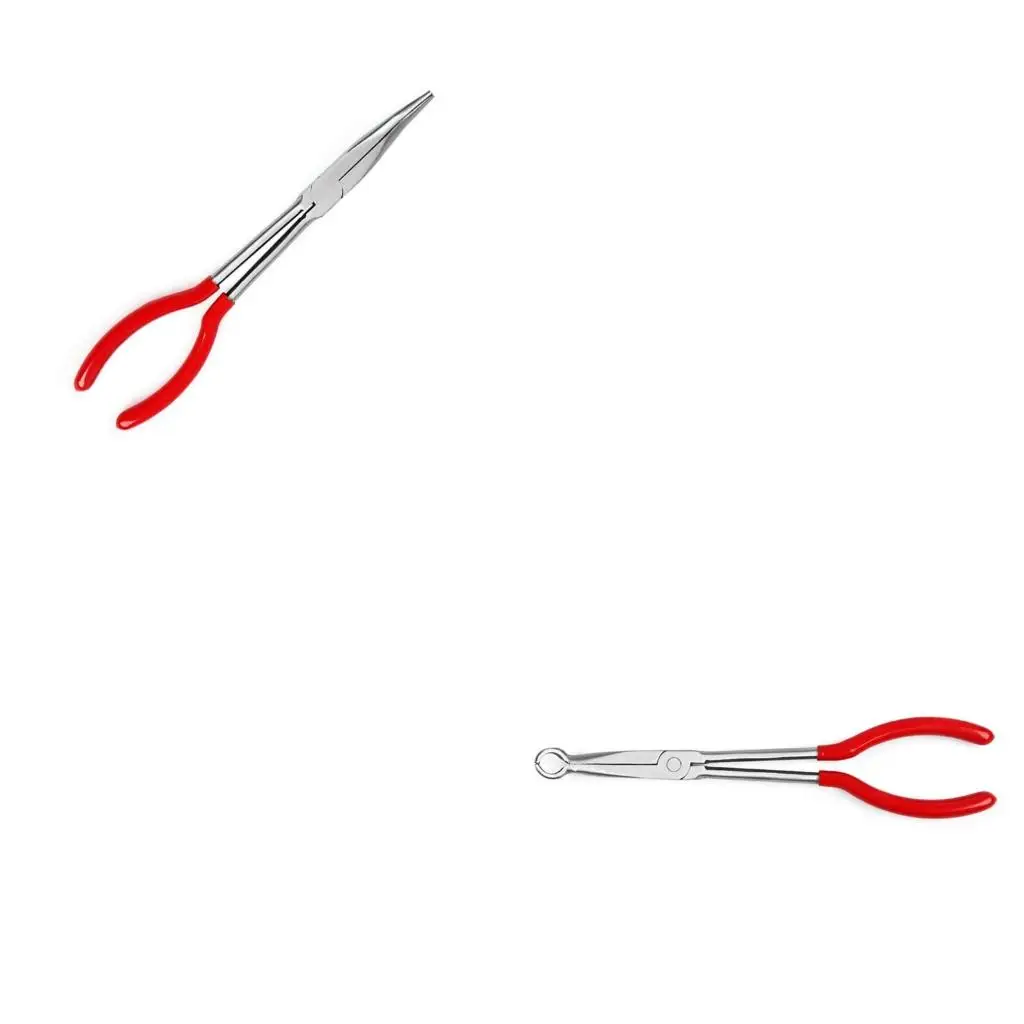 Long Reach Hose Grip Pliers 11Inches 25°/45°/90° Bent Nose Pliers Hose Grippers Pliers Boot Removal Pliers