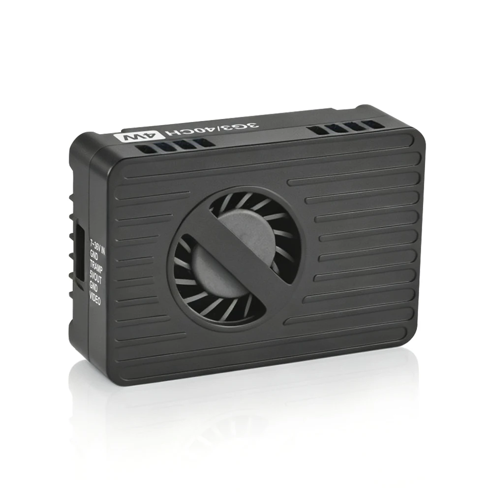 Foxeer Reaper 3.3G 4W VTX 40CH Adjustable Power Built in Cooling Fan Tramp Control 9‑36V Wide Voltage for FPV Drones