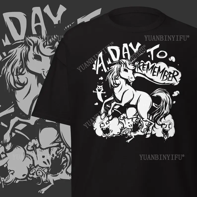 A DAY TO REMEMBER Band T-Shirt Metalcore Clothing for Post-Hardcore Fans Cotton Streetwear Tees Short Sleeve