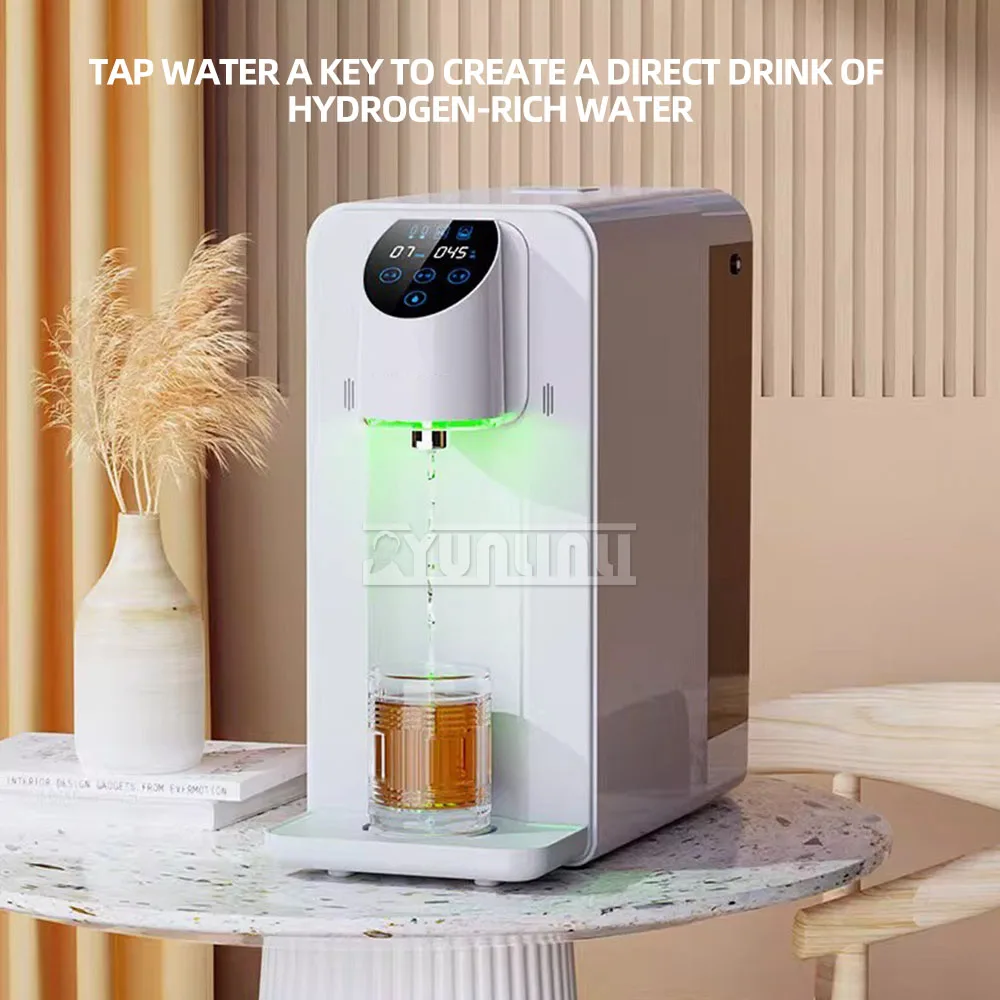 Máquina purificadora de agua rica en hidrógeno para el hogar, dispensador de agua caliente y fría de escritorio, Filtro A Eau, Osmosis Inversa