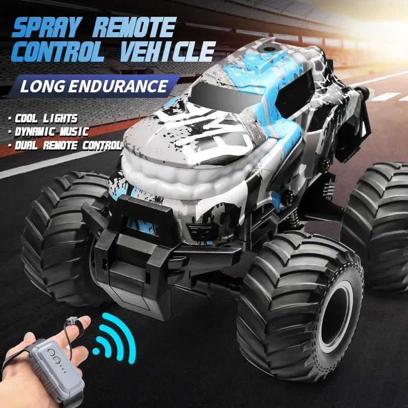 2025 NEW RC Drift Cart High Speed Rocking Spray Remote Control Car Off-road Stunt Dance VS Rc Excavator Children Toys rc truck