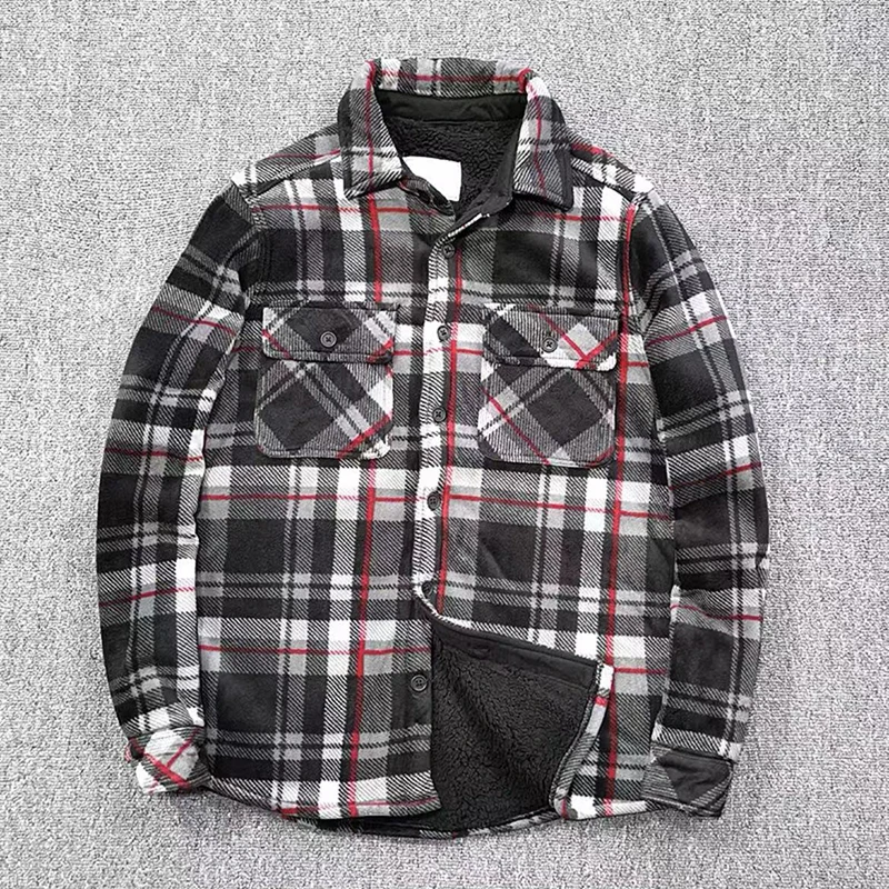 Black and red plaid