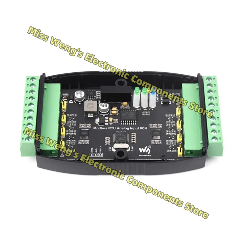 Industrial grade 8-channel analog acquisition module voltage and current RS485 Modbus RTU protocol Modbus , RTU Analog Input 8CH