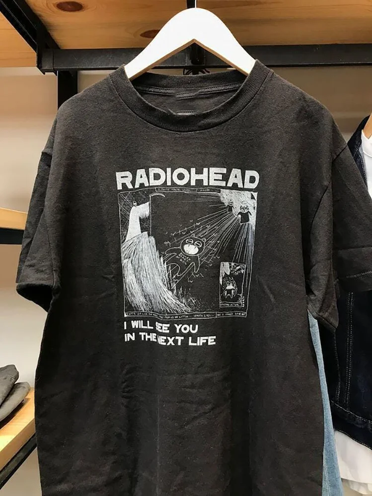 Radiohead New Vintage Band Shirt, Radiohead Retro Concert Unisex T-shirt