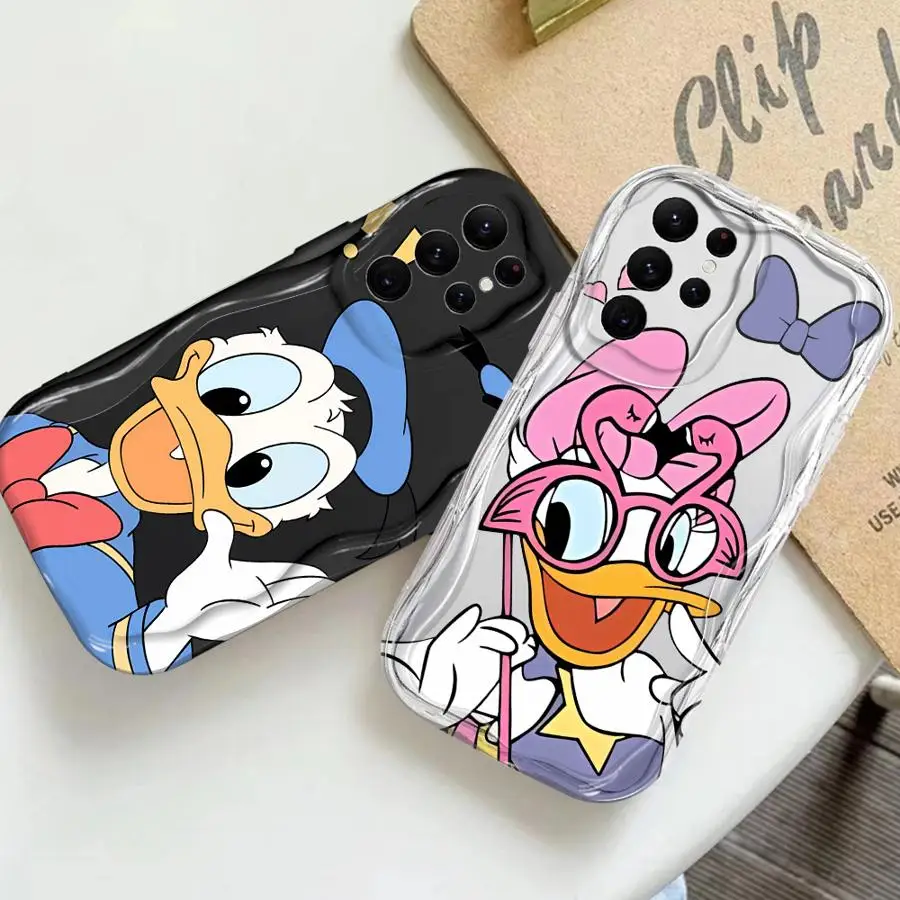 Disney Donald Duck Phone Case for Samsung Galaxy S24 Ultra S23 FE S22 S23 Plus S21 S20 FE Bumper Cover