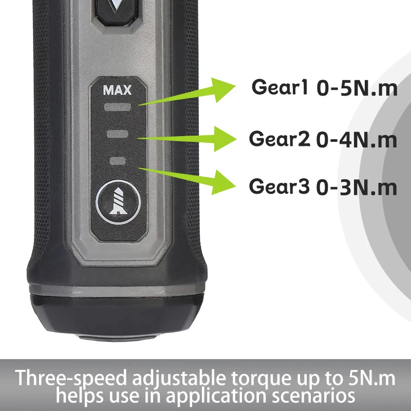Deli 4V Cordless Electric Screwdriver Set Smart 3-Speed Large Torque Cordless 2000mAh Battery Drill Household Maintenance Repair