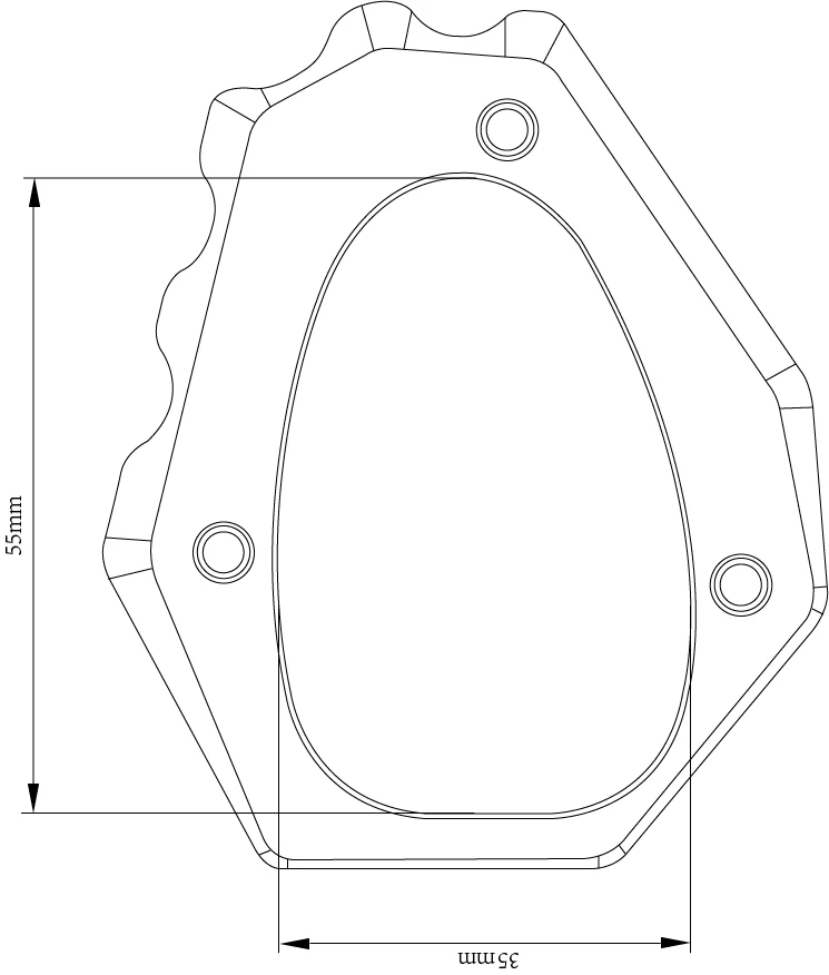 Motorcycle Accessories CNC Kickstand Foot Side Stand Extension Enlarger Base FOR KTM 1290 Super Duke GT 2019 2020 2021 2022 2023