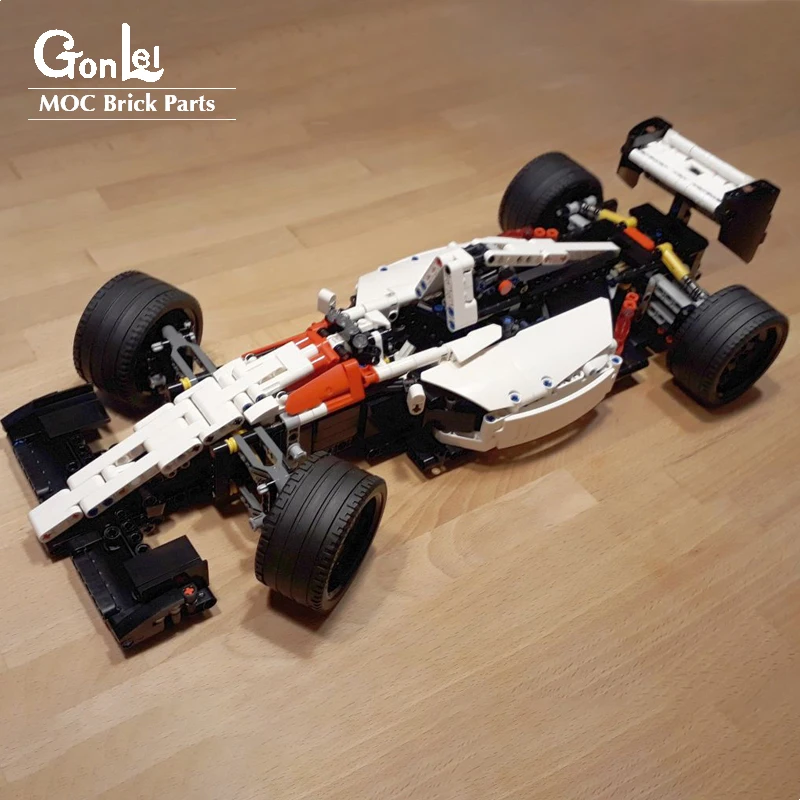 MOC The Formula Machine F1 Racing Building Blocks Technical Sports Cars Bricks Model Difficulty Assembling DIY Toys Kids Gifts