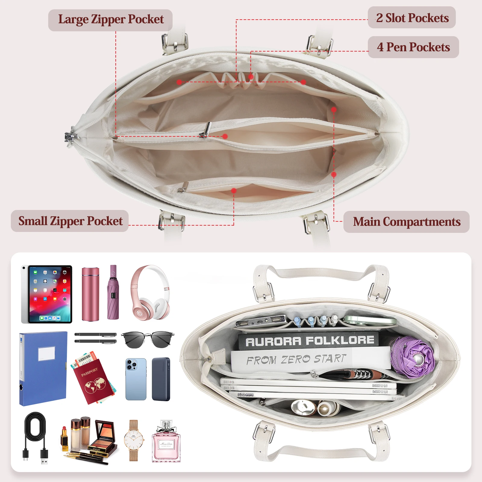 RAINSMORE 2-teiliges Tragetasc – Women'S Vegan Bags Bewertung und Preis