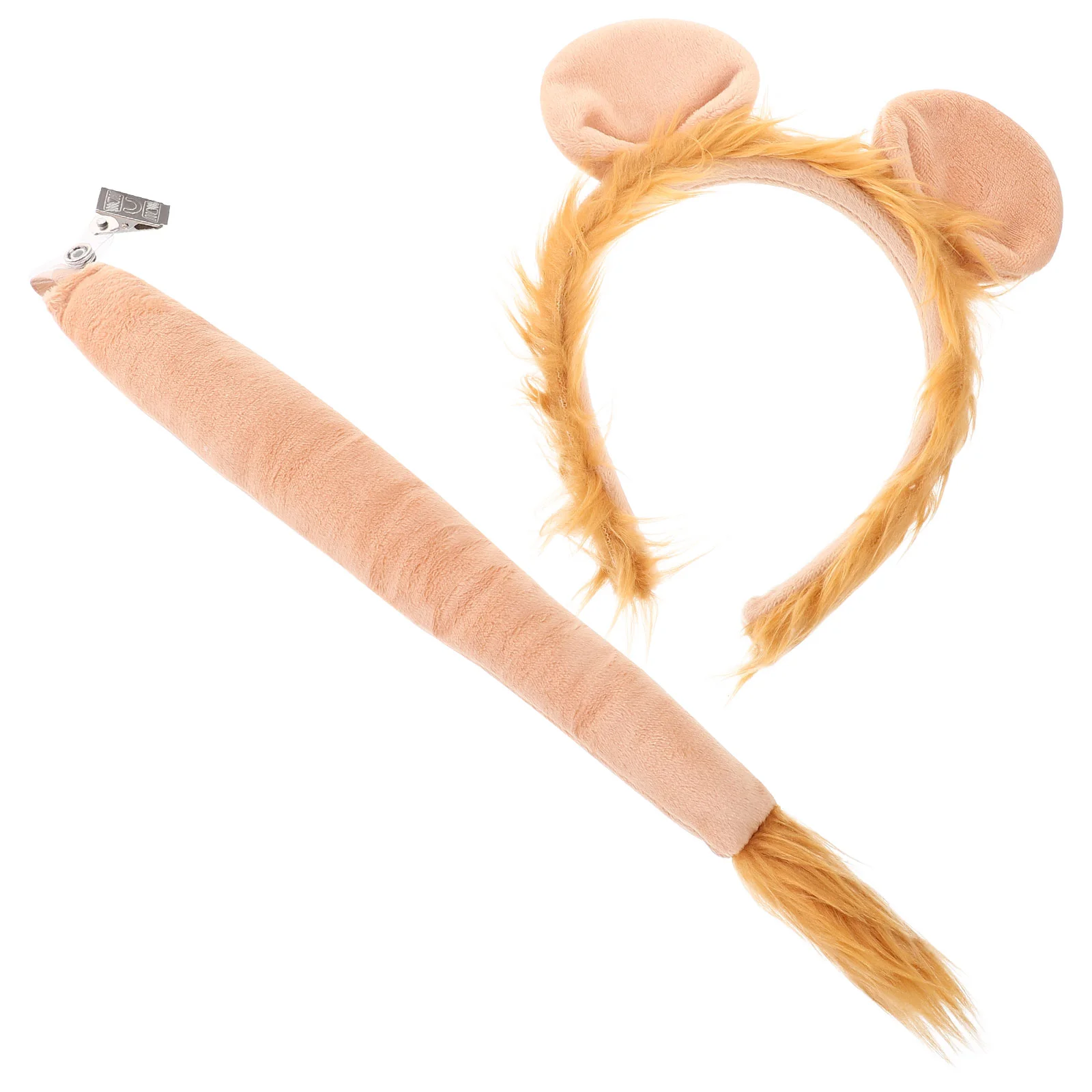 

Lion Headband Set Girl Headbands Carnival Animal Costume Animals Ear Accessories Party Prop Decors Fabric Festival Tail Women's