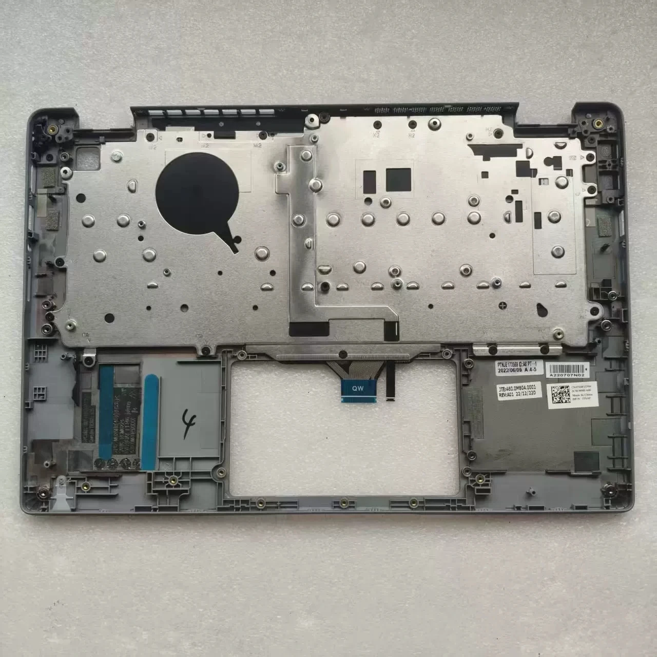 Backlit keyboard palm rest assembly (left SC hole) suitable for Dell Latitude 5320 E5320 laptop accessories