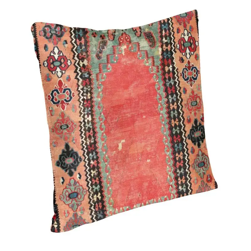 Turkish Niche Kilim Print Cushion Cover Sofa Home Decorative Retro Boho Persian Tribal Ethnic Art Square Throw Pillow Case 45x45