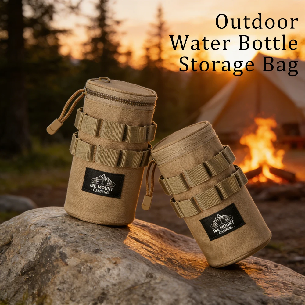 

Tactical Storage Bag 600D Oxford Cloth Multi-Functional Water Cup Holder for Camping Outdoor Travel Hiking Grocery Accessories