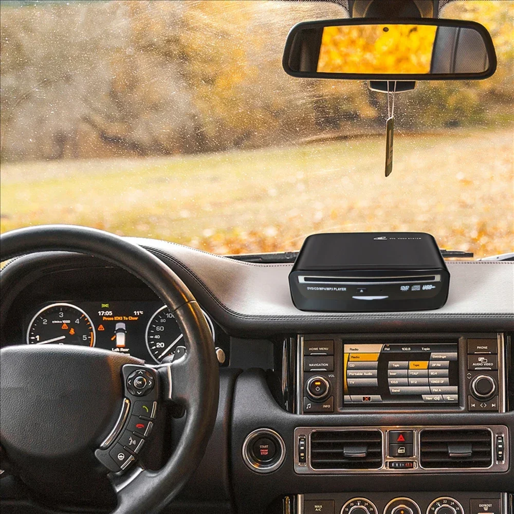 مشغل أقراص مضغوطة خارجي للسيارة لتلفزيون MP5 وLED وأجهزة الكمبيوتر ومعظم السيارات مثل اتصال Tesla Model 3 2019-2021 USB/Bluetooth، سهل الاستخدام، #2