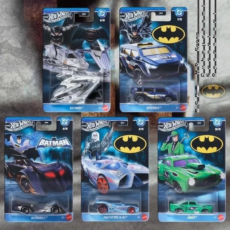 Hot Wheels HDG89-T Batman Series,Batwing Speedbox Batmobile Prototype H-24 Jaded,1:64 Diecast Alloy Car,Collection's gift Toy