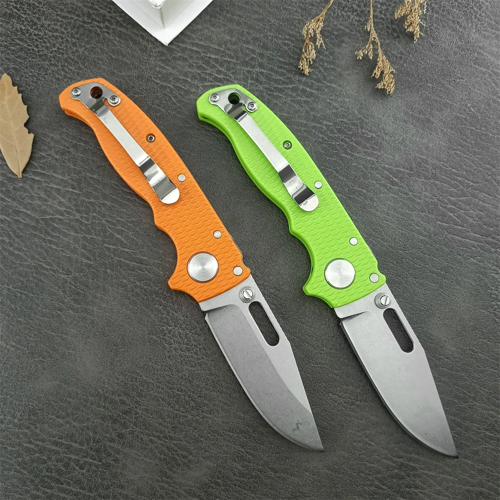 DEMKO AD20 Fishing Folding Knife D2 Clip Point Blade G10 Handles Pocket Knives Outdoor Camping Hunting EDC Tactical Tools