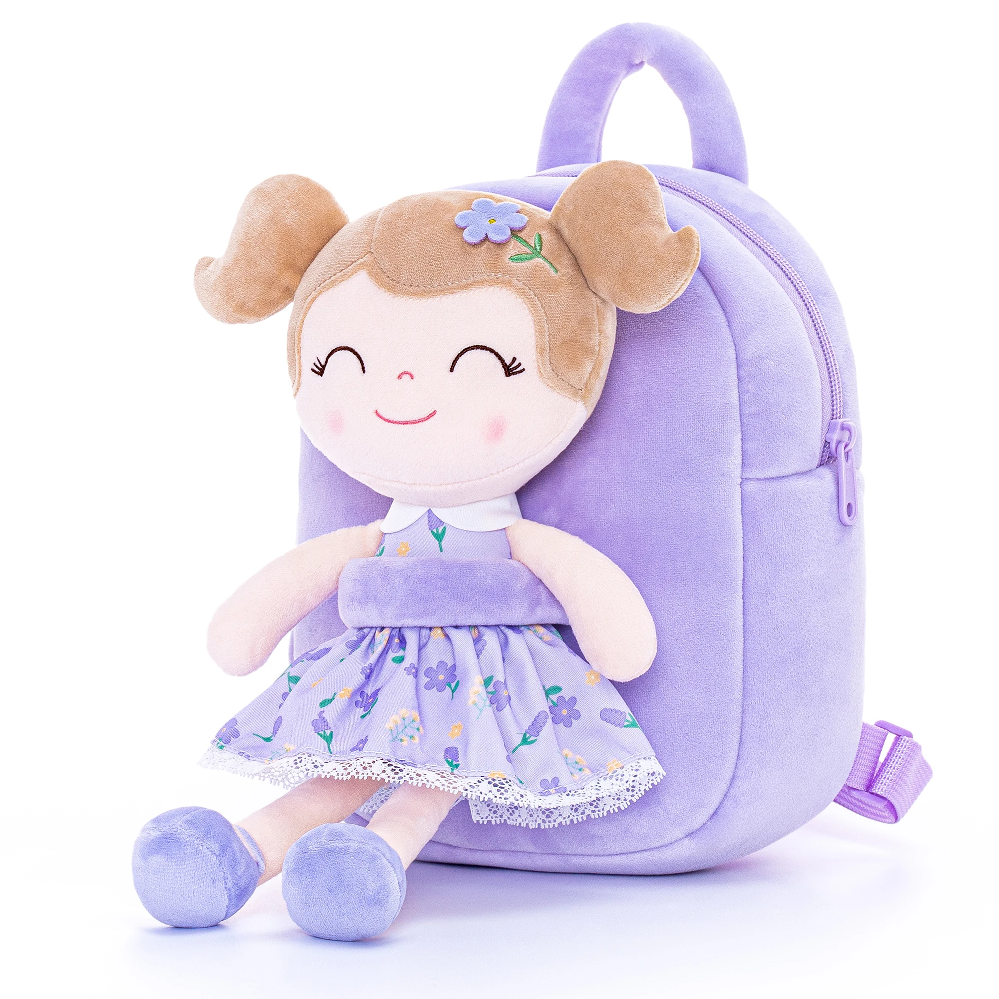 Gloveleya Soft Backpack Plush Kids BackpacksToddler Backpacks Kids Gifts Garden series for Baby's first Birthday Gift