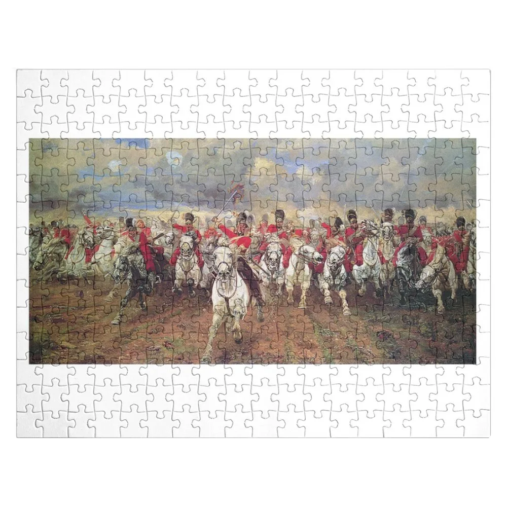 

Scotland Forever! ...Charge of the Scots GreysJigsaw Puzzle Customized Photo Puzzle Custom