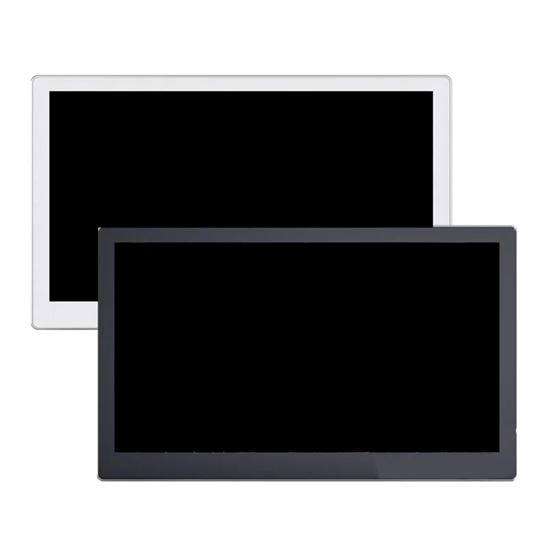 -ABDH 7 Inch IPS Display USB Chassis Secondary Screen RGB Atmosphere Screen 800X480 With Sound Pickup Function Black Durable