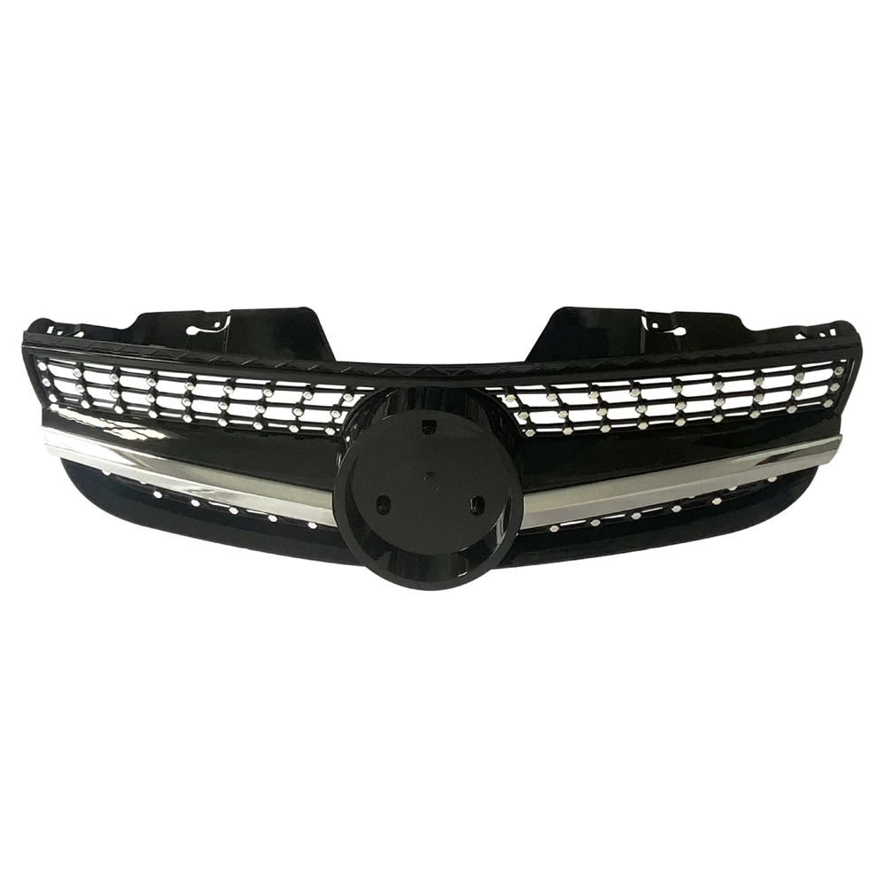 Car Front Grille Car Upper Bumper Hood Mesh Grill For Mercedes Benz R230 SL550 2007 2008 2009