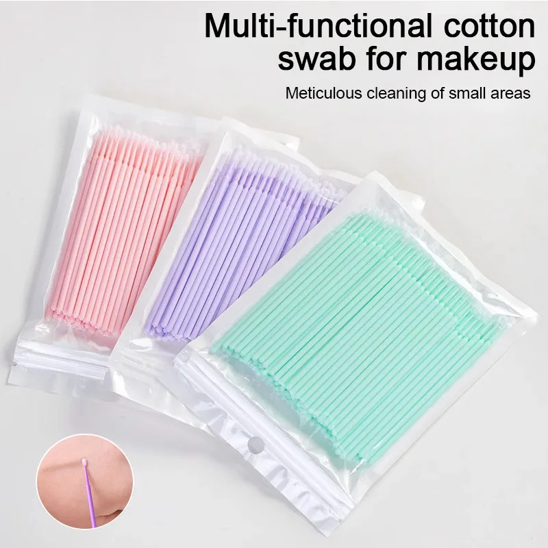 50/100 pçs escovas de cílios sobrancelha pente microbrush para cílios spoolie extensões de cílios spoolie escova hzs25