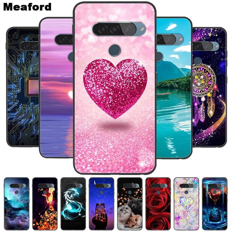 For LG G6 G5 Case Shockproof Soft silicone TPU Back Cover For LG Stylo 4 K50S G7 Thinq Phone Cases for LG G6 G5 Cute Cartoon