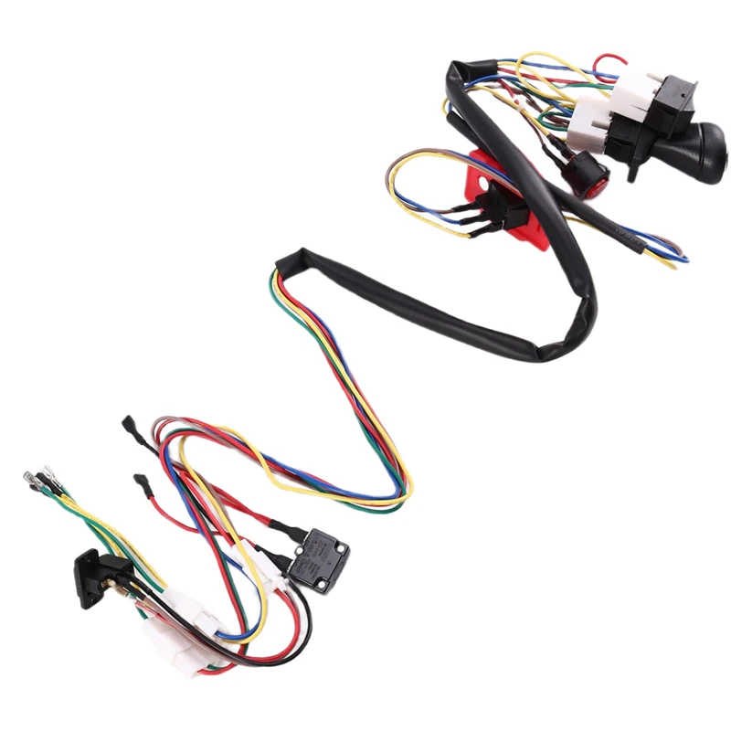 Children Electric Car DIY Modified Wires and Switch Kit, Kids Electric Car Ride on Toys Accessories Without Motor-ELEC