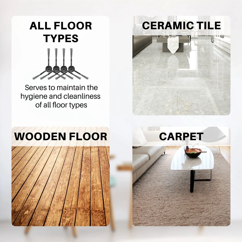 Replaceable Accessories Dust Bag Side Brush For Lydsto R1 Robot Vacuum Cleaner Mop Cloths Spare Parts