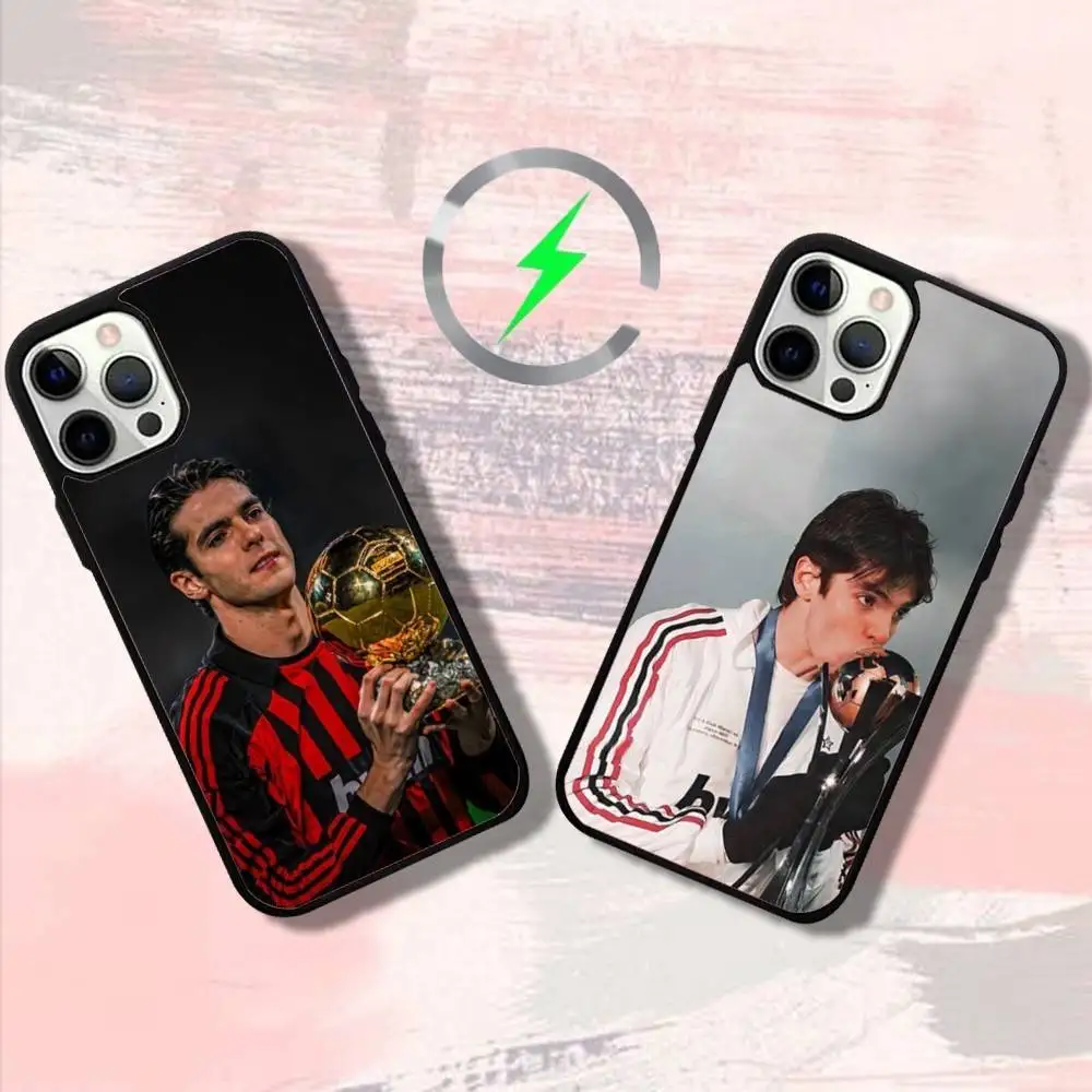 

Football R-Ricardos K-Kakas Phone Case For iPhone17,16,15,14,13,12,11,Pro,Max,Plus,Mini,SE4,E Magnetic Magsafe Wireless Charging