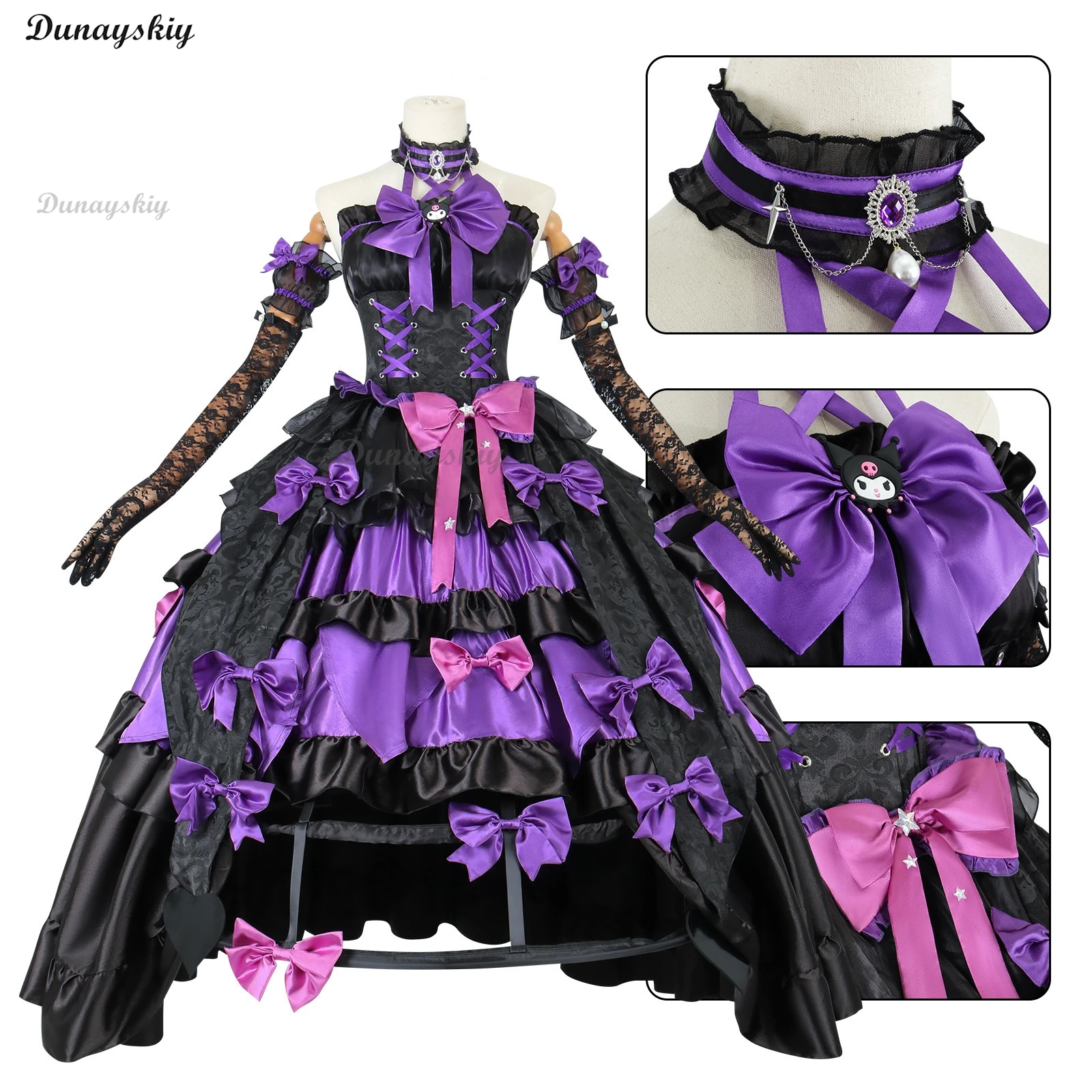 Disfraz de Cosplay de Game Identity V, Reina sangrienta María, nueva piel, vestido gótico de Lolita, tocado, peluca, trajes de Carnaval para fiesta de Halloween