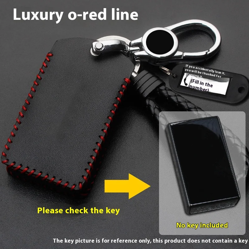 

Leather for Volvo EX30 Car Key Case 2024 2025 New Energy Vehicle Remote Control Key Cover Buckle Bluetooth Key Cover Accessories