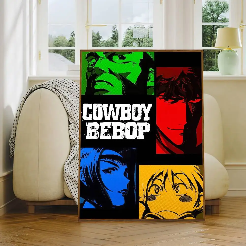 Movie C-Cowboy Bebop cool Poster HD home decor home living room bar aesthetic decor sticky wall waterproof