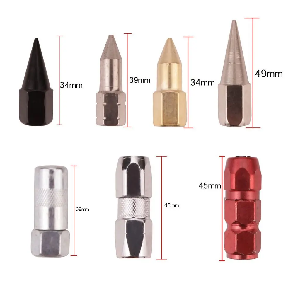 Butter Nozzle Grease Flat Nozzle Sharp Mouth Flat Steel Ball Design Heavy Grease Explosion-Proof Grease Nozzle Hand Tools
