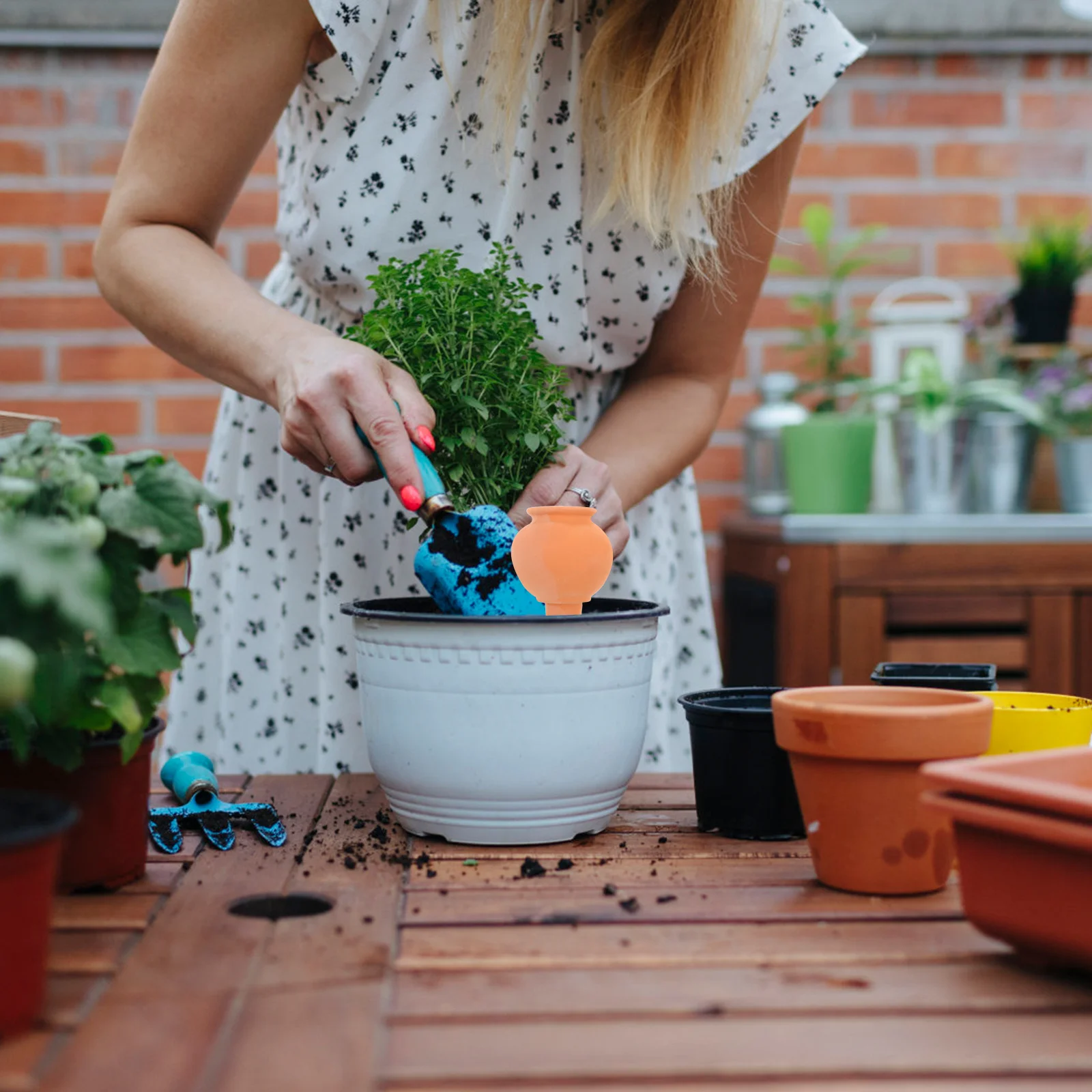 

Auto Watering Spike Self Watering Ceramic Spikes for Indoor Outdoor Plants Cactus Flower Pot Irrigation Dripper System