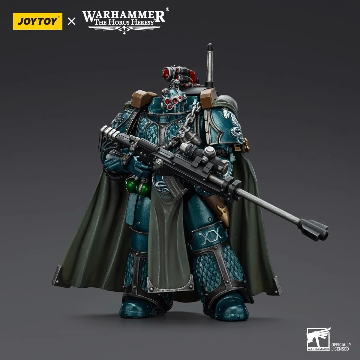 JOYTOY Warhammer 1/18 شخصيات الحركة Alpha Legion Exodus "الواحد الذي هو العديد" مع لعبة مجسمة لبندقية القناص #1