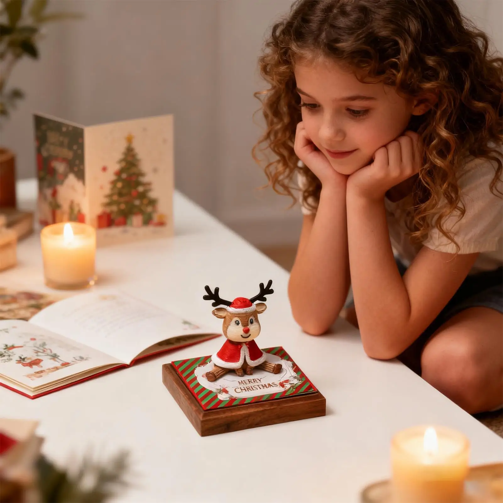 ساعة التقويم 2026 الغزلان تصميم المفكرة عيد الميلاد تحت عنوان المسيل للدموع بعيدا أجندة مكتبية /رزنامة مكتبية 2026 للأطفال النساء الرجال مدرسة المعلم