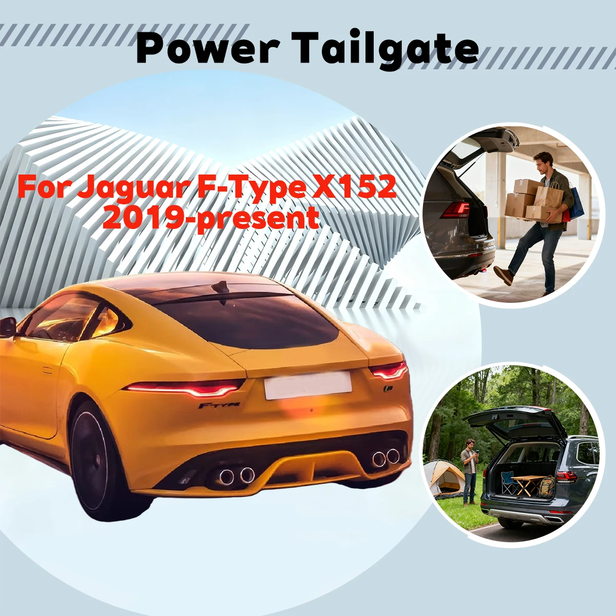 

Для Jaguar F-Type X152 2019-настоящее электрическое устройство с подъемной задней двери, автоматический подъемный электрический модуль блокировки задней двери, система закрытия