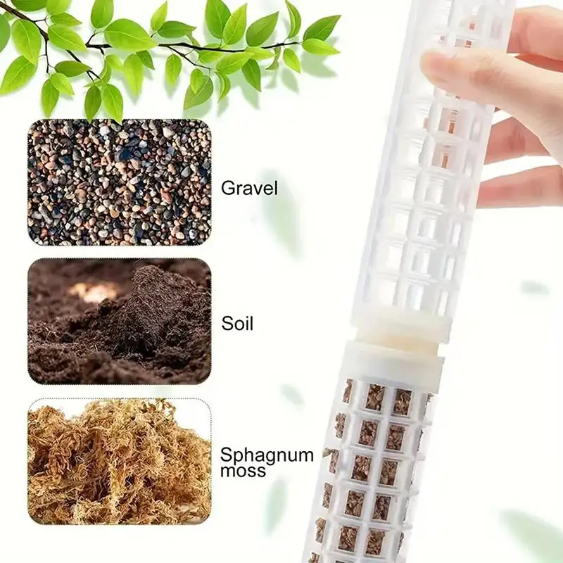 Indoor Gardening Moss Poles Plant Support Plastic Stakes for Climbing Monsteras Creepers and Home Decorative Plants