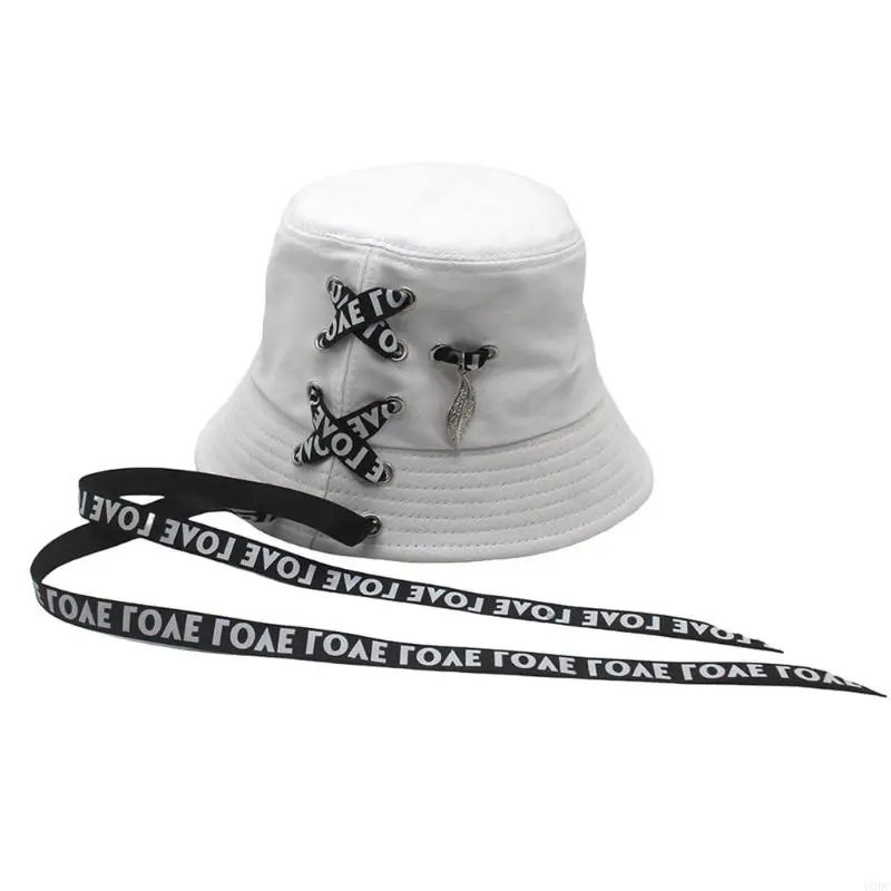 Стильная ленточная детализация ковша дышащая хлопок регулируем