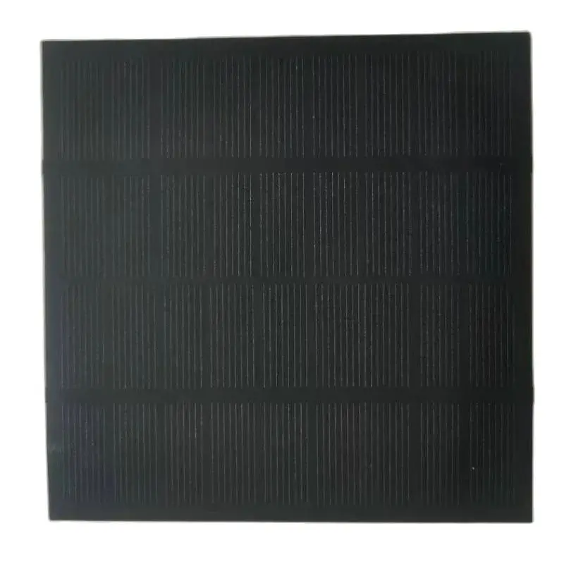 Solar Cell Panel PET  Monocrystalline 115mm x 115mm  9V 1.5W Waterproof For DIY Solar Light Charger