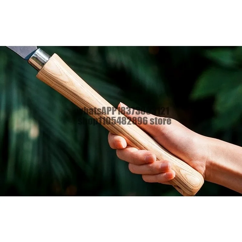 Sickle lawn mower Carbon steel Outdoor garden Fruit tree pruning tool Sawtooth cutting