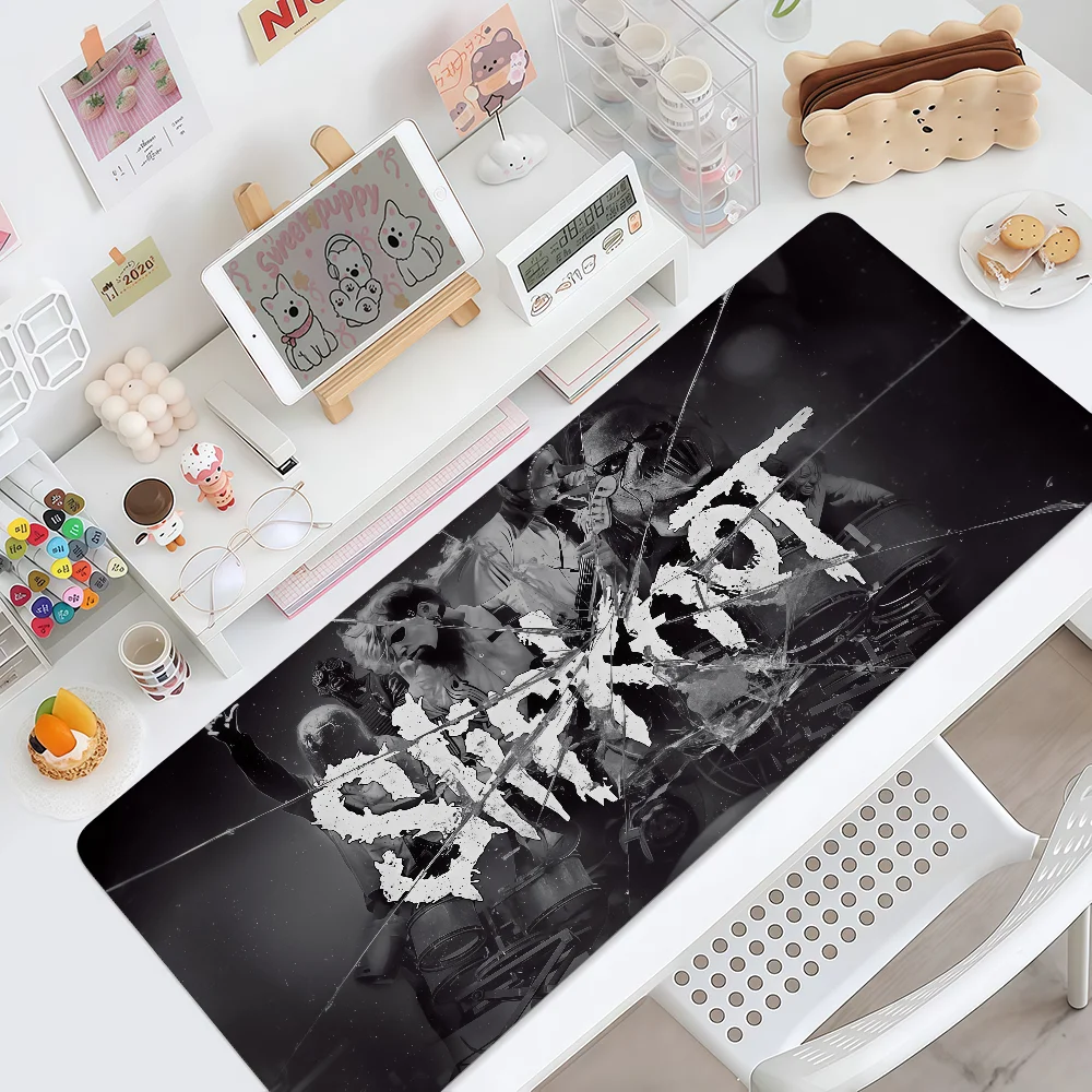 Heavy Mouse Pad MousePad Non-slip Lockedge Office S-Slipknot Student Band Gaming Thickened Large Writing Pad Metal Cushion