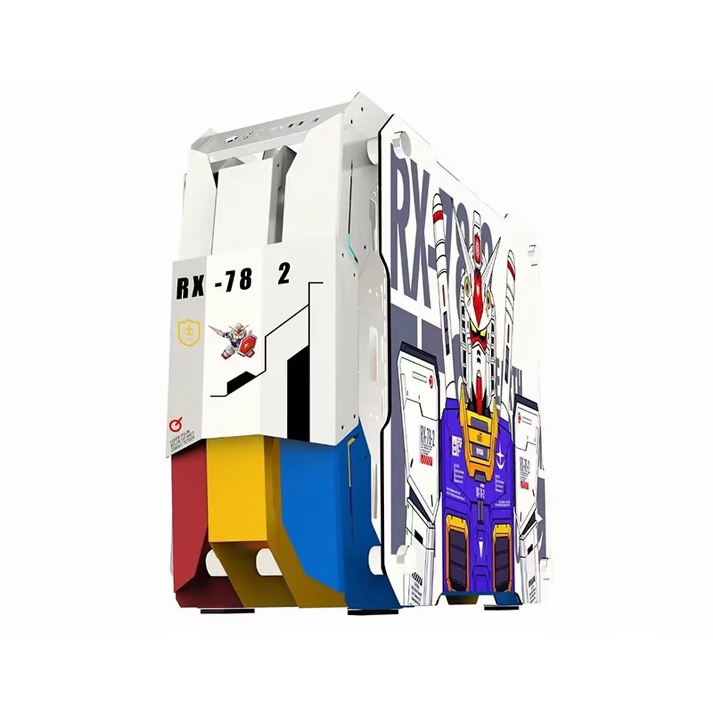 

WJCOOLMAN Warrior Glass Side-Exposed Компьютерный чехол E-ATX для вертикальной установки видеокарты/двойного 360-градусного водяного охлаждения