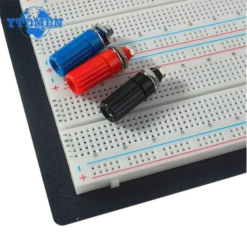 1/2PCS ZY-204 Breadboard 1660pts Protoboard 4 Bus Test Circuit Board Connection Point 1660 Bread Board