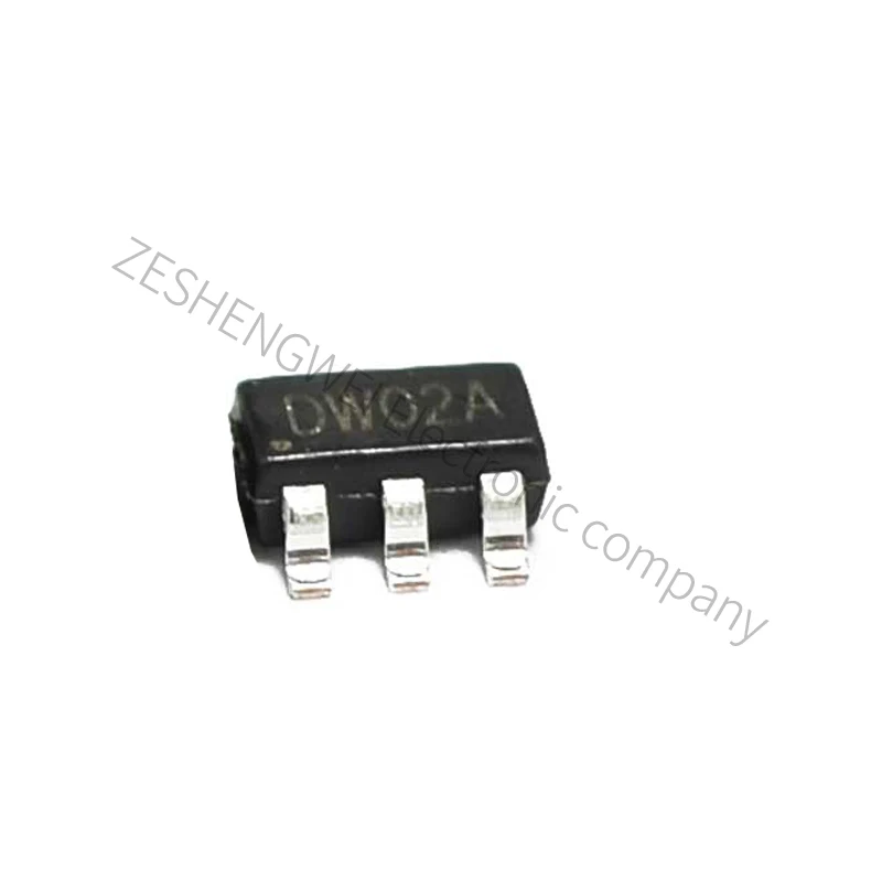 10pcs/Lot DW02A DW02E Triode SOT-23 2 in 1 single-cell lithium battery protection IC Chip SMD Diode Transistor Tube New Original