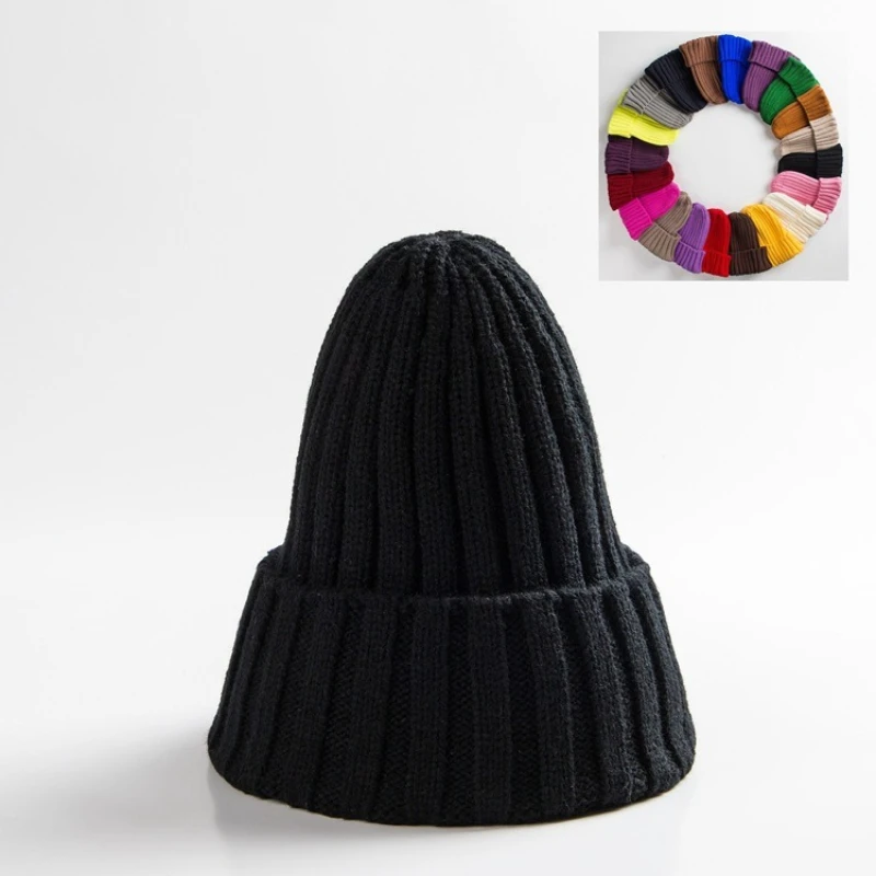

Woolen Hat Knitted Hat Autumn and Winter Warm Outdoor Fashion Men's and Women's Hats