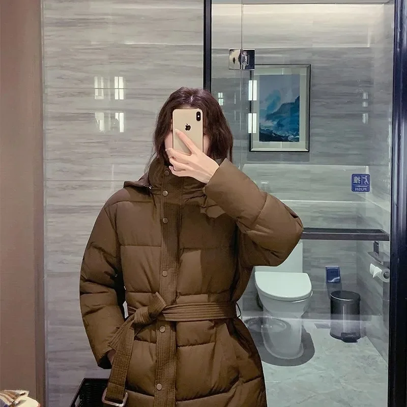 

2025 New Parkas Fashion Winter Jacket Women Casual Thick Down Cotton Winter Puffer Coat Windproof Warm Quilted Outwear