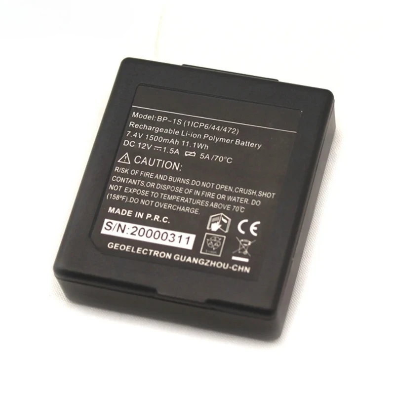 7.4V 1500mAh BP-1S Replacement Battery for Stonex S3 S6 S9 for Unistrong P7 Data Collector Rechargeable Li-ion Battery