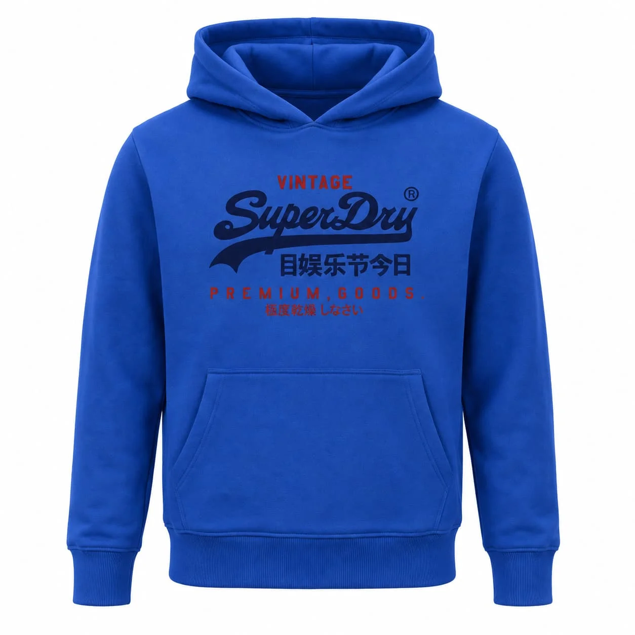 Vintage Superdry Japanischer Herbst-Winter Casual-Stil Herren Kapuzenpullover Damen Jungen Mantel Oberteil Eltern-Kind Baumwoll-Hoodie – Detail 9