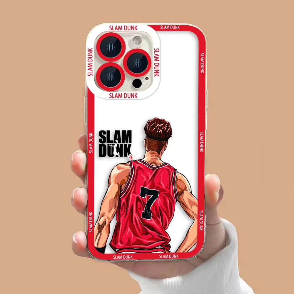 S-Slam D-Dunk Basket Cassa Del Telefono Trasparente Per OPPO RENO 14 14F 13 13F 12 12F 11 11F 10 8 8T 7 7Z 6Z 5 5F 2F 2Z FIND X3 caso